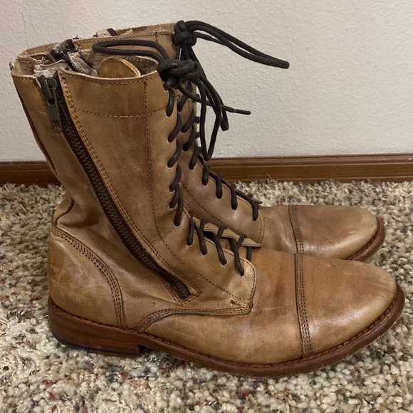 Bedstu Lace Up Boots in Natural - Picture 11 of 12